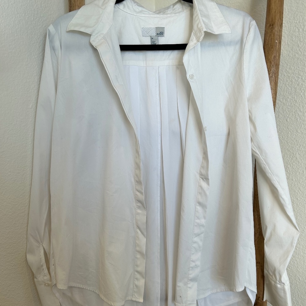 White Long sleeve, Button Up